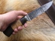 Нож Медведь (110х18, венге, береста, гравировка)