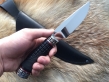 Нож Воин 1 (Elmax, резная рукоять из граба, мельхиор)