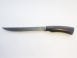 Филейный нож из дамасской стали, рукоять из граба