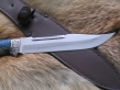 Нож Большой (ХВ5, стаб. карельская береза, мельхиор)