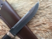Нож Охотничий 4 (Vanadis10,, черный и коричневый граб, бронза, инкрустация )