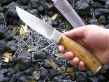 Нож НК-11 (Elmax, стаб.карельская береза, бронза)