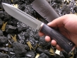 Нож ОН-10 (Vanadis10, стаб. карельская береза, мельхиор)