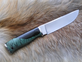 Нож РК-5 (Elmax, комбинированная рукоять, мельхиор)