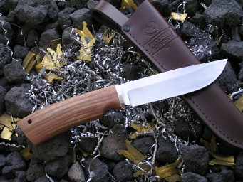 Нож Косуля 1 (м390, комель сливы, дюраль)