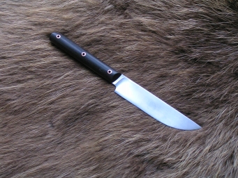 Нож кухонный 4 (х12мф,граб,цельнометаллический)
