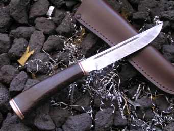 Нож ОНД 6-1 (Дамаск, венге, мельхиор)