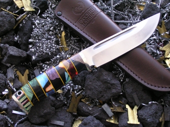 Нож ОН-9 (Vanadis10, акрилат, мельхиор)